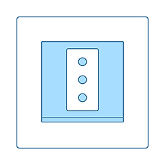 Image showing Italy Electrical Socket Icon