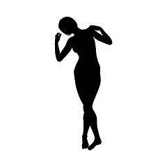 Image showing Naked sexy girls silhouette