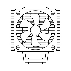 Image showing CPU Fan Icon