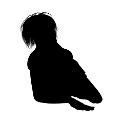 Image showing Naked sexy girls silhouette