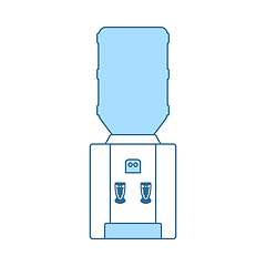 Image showing Office Water Cooler Icon