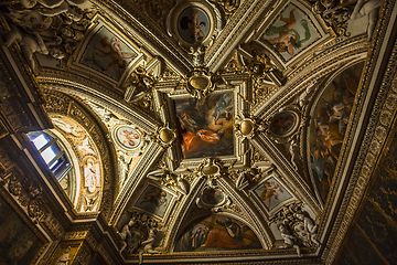 Image showing interiors of Raphael rooms, Vatican museum, Vatican