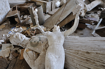 Image showing headless sculpture ancient goddess