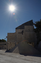 Image showing industrial building gravel quarry