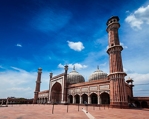 Image showing Jama Masjid largest muslim mosque in India. Delhi