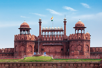 Image showing Red Fort (Lal Qila). Delhi, India