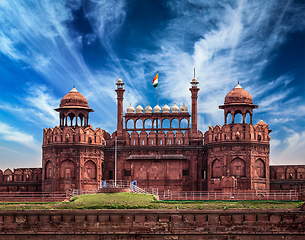 Image showing Red Fort Lal Qila. Delhi, India