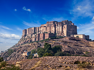 Image showing Mehrangarh Fort, Jodhpur, Rajasthan, India