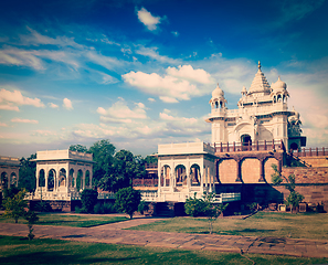 Image showing Jaswanth Thada mausoleum, Jodhpur, Rajasthan, India