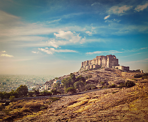 Image showing Mehrangarh Fort, Jodhpur, Rajasthan, India