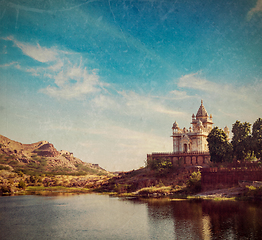 Image showing Jaswanth Thada mausoleum, Jodhpur, Rajasthan, India