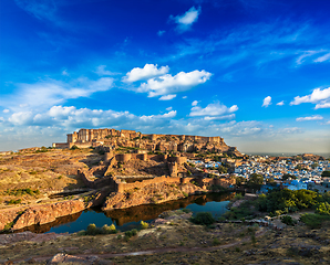 Image showing Mehrangarh Fort, Jodhpur, Rajasthan, India