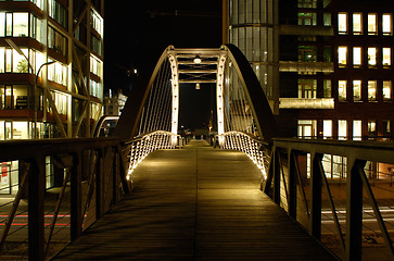 Image showing Bridge to Hafencity of Hamburg