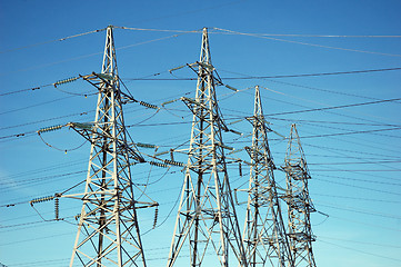 Image showing electric powerlines