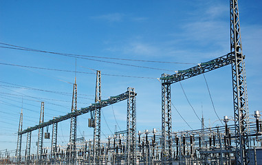Image showing electric powerlines