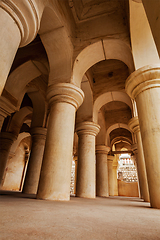 Image showing Columns in Thanjavur palace