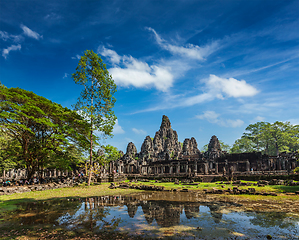 Image showing Bayon temple, Angkor Thom, Cambodia