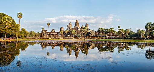 Image showing Panorama of Angkor Wat