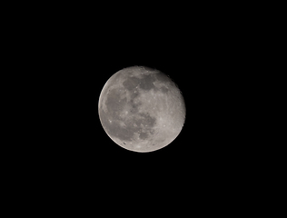 Image showing Waning Gibbous Moon 7th February 2023 Over Sussex