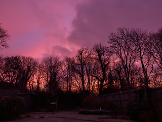 Image showing February Morning Sky