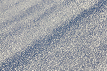 Image showing Deep snowdrifts