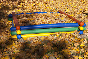 Image showing sandbox autumn