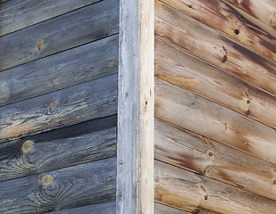 Image showing corner wooden house