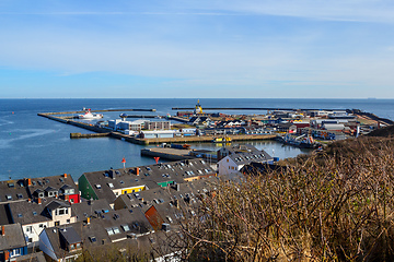 Image showing helgoland city harbor, Germany