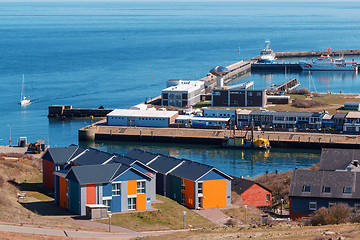 Image showing helgoland city harbor, Germany