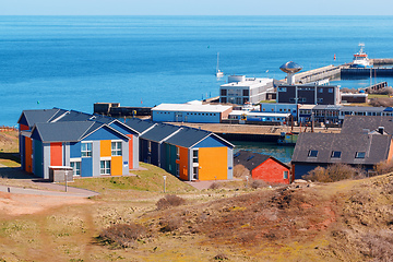 Image showing helgoland city harbor, Germany