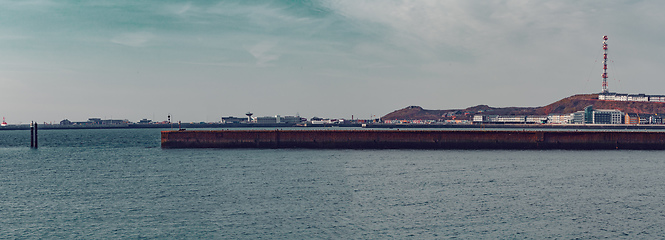 Image showing helgoland city harbor, Germany