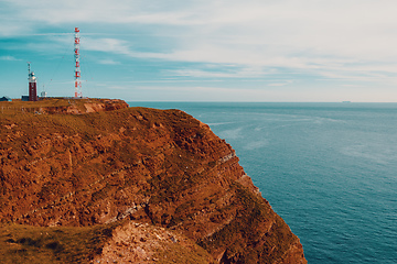 Image showing Radio tower on the helgoland island, Germany