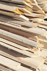 Image showing Board building materials