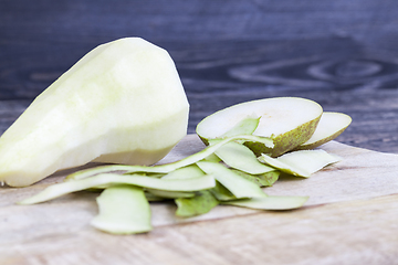 Image showing Peeled pear