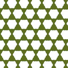 Image showing Green and White Abstract Pattern