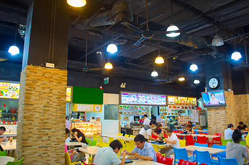 Image showing People at food hall. Singapore