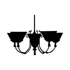 Image showing Lamp Silhouette