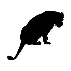 Image showing Lion Silhouette