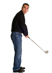 Image showing Male Golfer