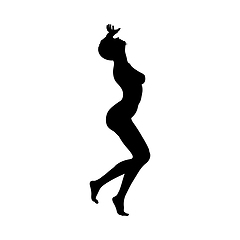 Image showing Naked sexy girls silhouette