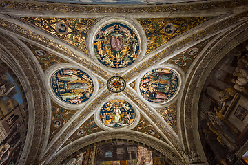 Image showing interiors of Raphael rooms, Vatican museum, Vatican