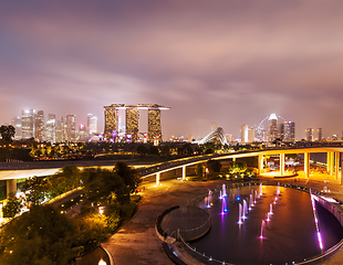 Image showing Singapore skyline