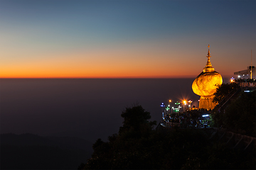 Image showing Golden Rock - Kyaiktiyo Pagoda, Myanmar