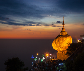 Image showing Golden Rock - Kyaiktiyo Pagoda, Myanmar