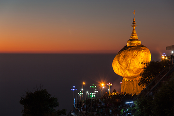 Image showing Golden Rock - Kyaiktiyo Pagoda, Myanmar