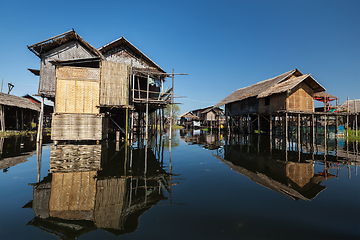 Image showing Stilted houses