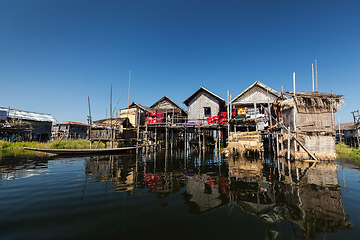 Image showing Stilted houses