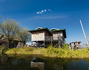 Image showing Stilted houses