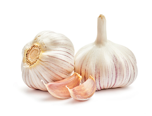 Image showing Garlic isolated