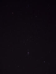 Image showing Orion Constellation in Winter Sky